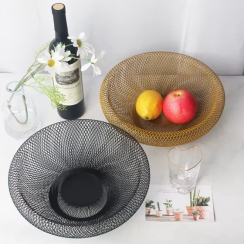 30 Pks Creative Iron Wire Mesh Fruit Basket