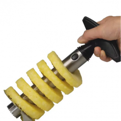 25 Pks Pineapple Slicer Peeler Fruit Corer Spiral Cutter